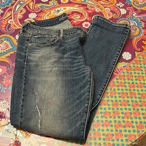 American Eagle trench skinny Jeans